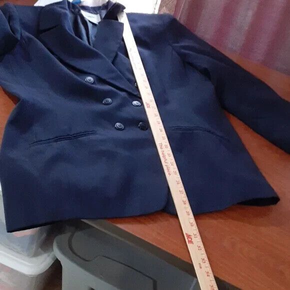 Jacqueline Ferrar size 14 blue blazer - Picture 8 of 11